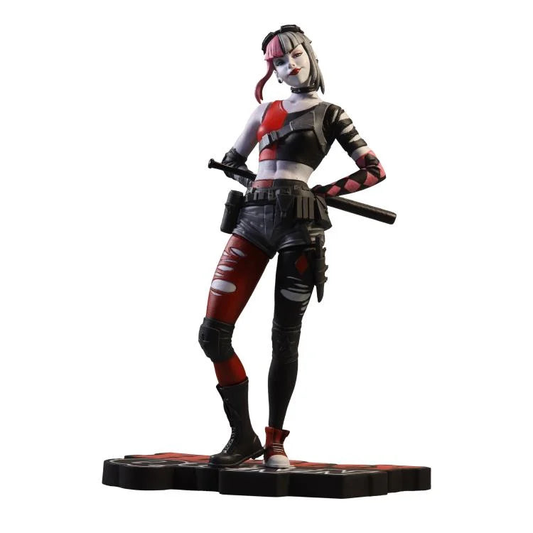 Harley Quinn Red, White & Black Statues - 1/10 Scale Harley Quinn By Simone Di Meo (Resin)