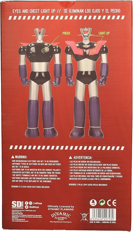 Mazinger Z Figures - 12" Mazinger Z (Light-Up) SD Toys