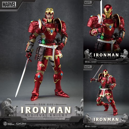 Figuras dinámicas de 8 figuras de acción de Marvel: DAH-046 Caballero medieval Iron-Man