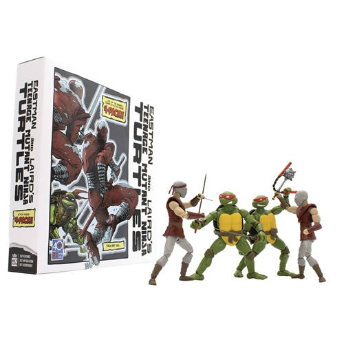 Best Action Figures - TMNT - Mirage Comics - 5" Classic Comic 4-Pack #01 Exclusive The Loyal Subjects