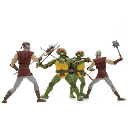 BST AXN Best Action Figures - TMNT - Mirage Comics - 5" Classic Comic 4-Pack #01 Exclusive - The Loyal Subjects