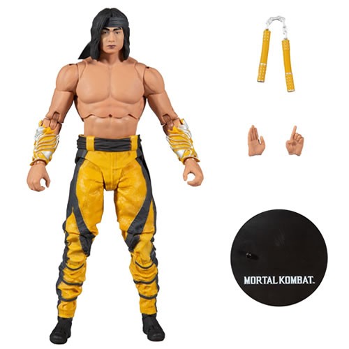 Figuras de Mortal Kombat - S07 - Figura de acción MKXI Liu Kang (Abad luchador) a escala de 7"