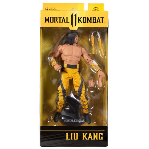 Figuras de Mortal Kombat - S07 - Figura de acción MKXI Liu Kang (Abad luchador) a escala de 7"