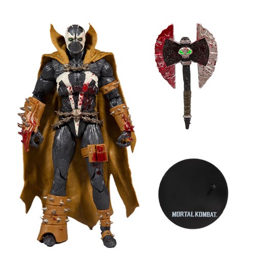Figuras de Mortal Kombat: Figura de acción MKXI Spawn (Bloody McFarlane Classic) a escala de 7"