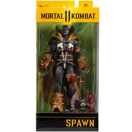 Figuras de Mortal Kombat: Figura de acción MKXI Spawn (Bloody McFarlane Classic) a escala de 7"
