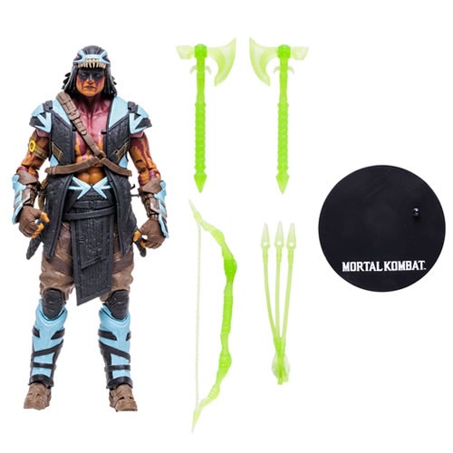 Figuras de Mortal Kombat - S09 - Figura de acción de Nightwolf MKXI a escala de 7"