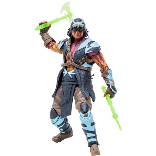 Figuras de Mortal Kombat - S09 - Figura de acción de Nightwolf MKXI a escala de 7"