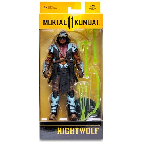 Figuras de Mortal Kombat - S09 - Figura de acción de Nightwolf MKXI a escala de 7"
