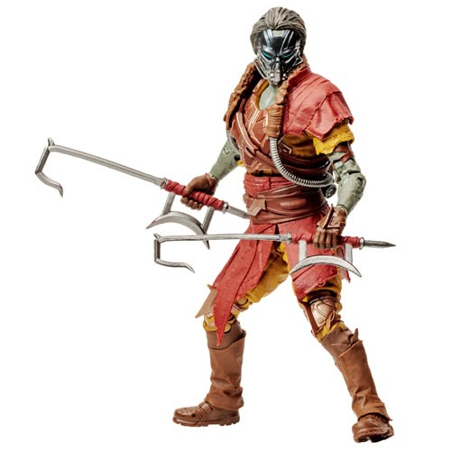 Figuras de Mortal Kombat - S10 - Figura de acción MKXI - Kabal (Rapid Red) a escala de 7"
