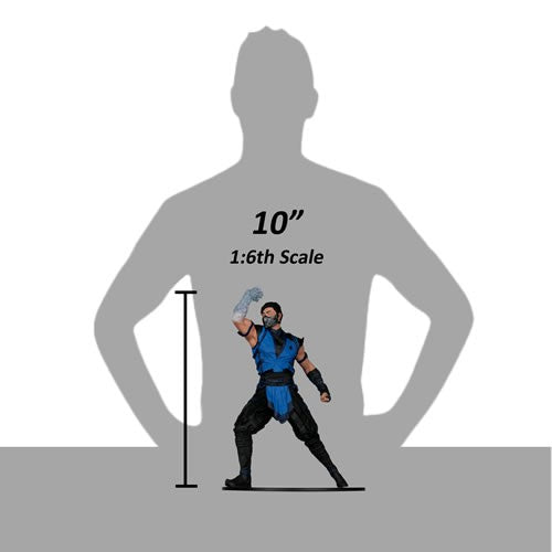 Figuras posadas de Mortal Kombat 1: figura de acción de Sub-Zero a escala 1/6