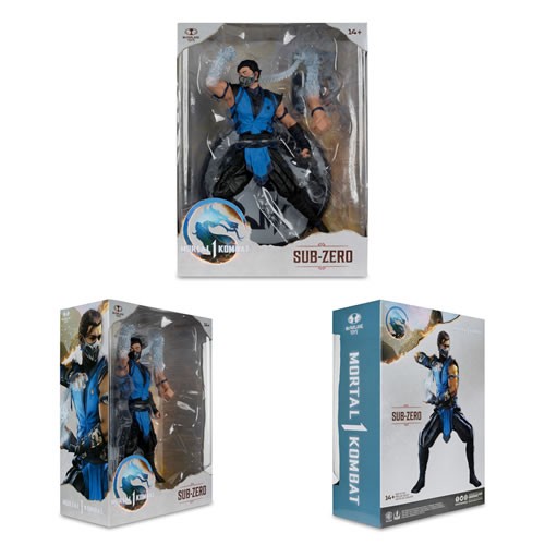 Figuras posadas de Mortal Kombat 1: figura de acción de Sub-Zero a escala 1/6