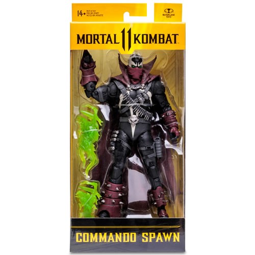 Figuras de Mortal Kombat - S09 - Figura de acción MKXI Commando Spawn a escala de 7"
