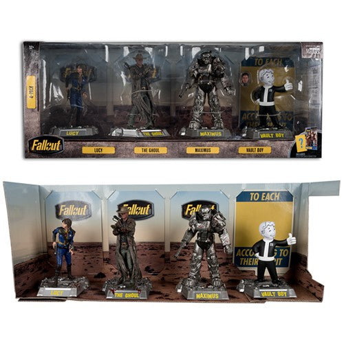 Movie Maniacs Figures - Fallout (Amazon) - 6" Scale Lucy, Maximus, The Ghoul & Vault Boy 4-Pack Action Figures