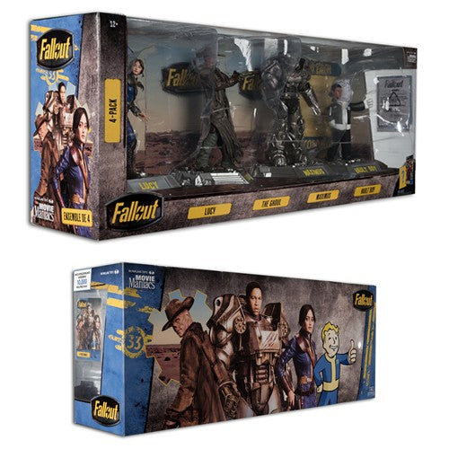 Movie Maniacs Figures - Fallout (Amazon) - 6" Scale Lucy, Maximus, The Ghoul & Vault Boy 4-Pack Action Figures
