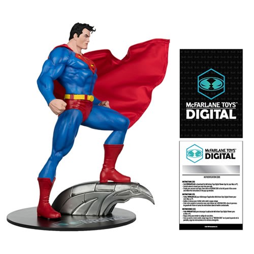 Superman a escala 1/6 de Jim Lee con estatuas digitales coleccionables de DC Direct (MTD)