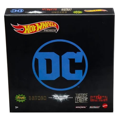 Batman Hot Wheels Premium - DC -  1:64 Scale Diecast - Batman 5 Pack Vehicles