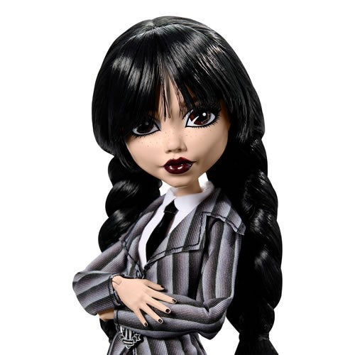 Muñecas Monster High - Miércoles (Serie de TV 2022) - Muñeca Miércoles Addams de 10,5"