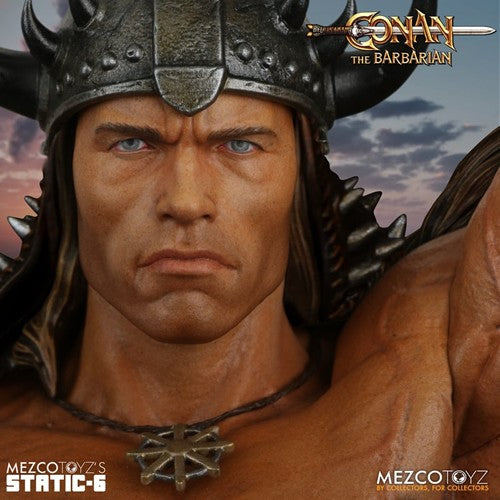 Static Six 1/6 Scale Statues - Conan The Barbarian (1982 Movie) 25" Statue - Conan and Valeria -Mezco