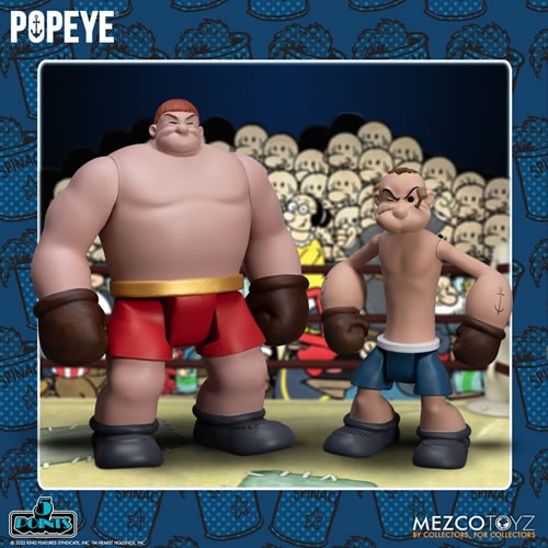 Mezco Popeye - Popeye & Oxheart Boxed Set - 5 Points Figures