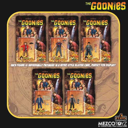5 Points Figures - The Goonies Set of Five Figures - Mezco