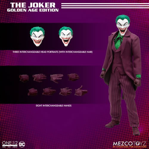 One:12 Collective Figures - DC - The Joker Golden Age Edition - Mezco