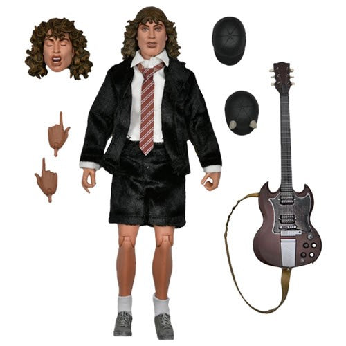 Retro Clothed Action Figures - AC/DC - 8" Angus Young (Highway To Hell) - Neca