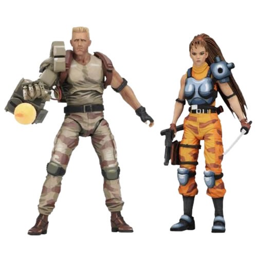 Figuras de 7" de Alien vs Predator de Dutch & Lin Arcade, paquete de 2 de Neca