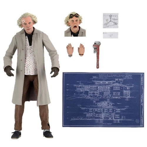 Back To The Future 7" Scale Figures - Ultimate Doc Brown (BTTF2) Action Figure - Neca