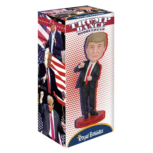 Royal Bobbles Bobbleheads Figures - Presoident Donald Trump Bobblehead (Dance)