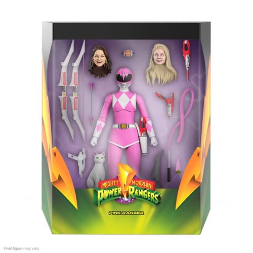S7 ULTIMATES! Figures - Mighty Morphin Power Rangers - W02 - Pink Ranger - Super7