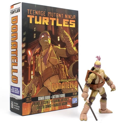 BST AXN Best Action Figures - TMNT - IDW Comics - 5" Donatello V2 w/ Limited Edition Comic Book - The Loyal Subjects