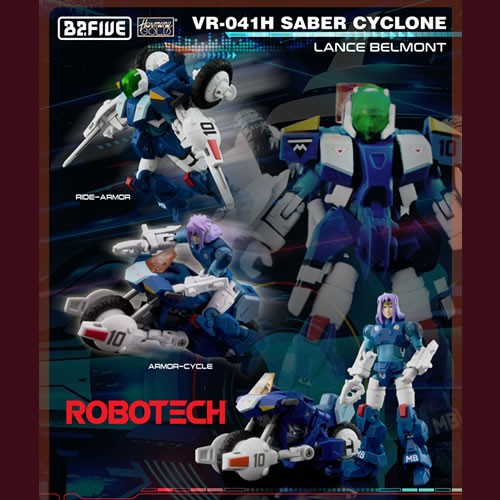 Robotech Figures - 1/28 Scale VR-041H Saber Cyclone Lance Belmont - Toynami