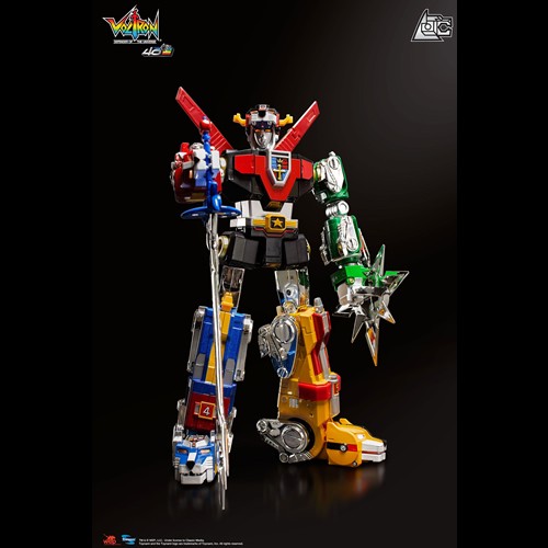 Voltron Figures - Voltron 40th Anniversary Collector's Set w/ Light-Up Sound Base - Toynami