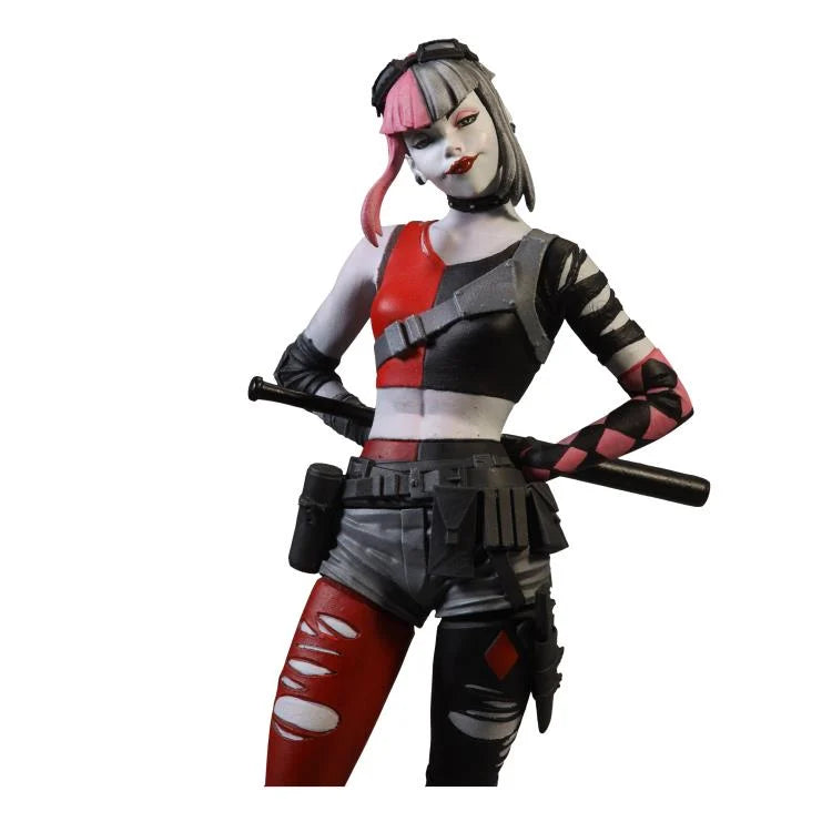 Harley Quinn Red, White & Black Statues - 1/10 Scale Harley Quinn By Simone Di Meo (Resin)