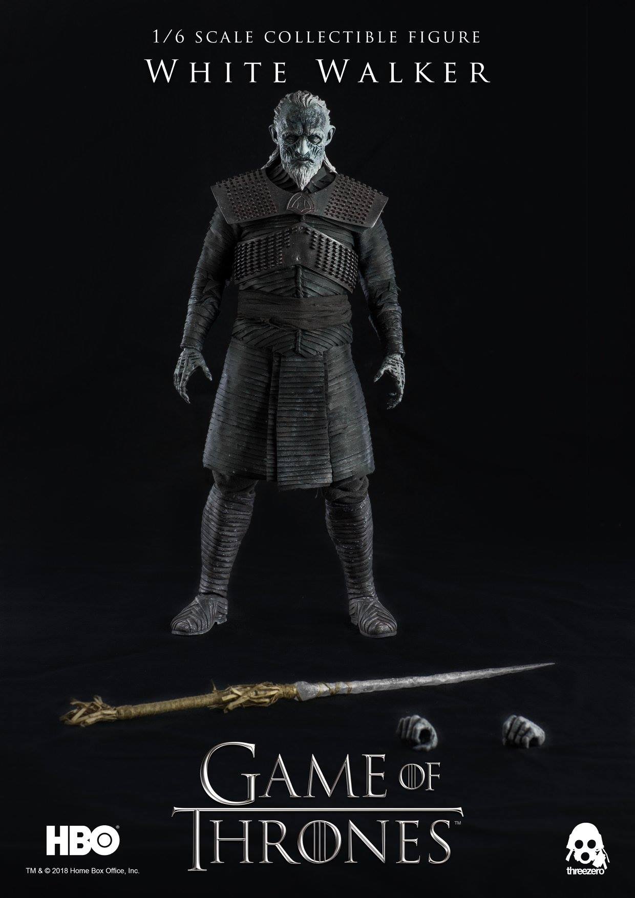 THREEZERO Game Of Thrones Figures - 1/6 Scale White Walker Regular Edition