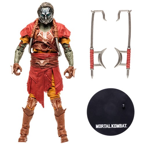Figuras de Mortal Kombat - S10 - Figura de acción MKXI - Kabal (Rapid Red) a escala de 7"