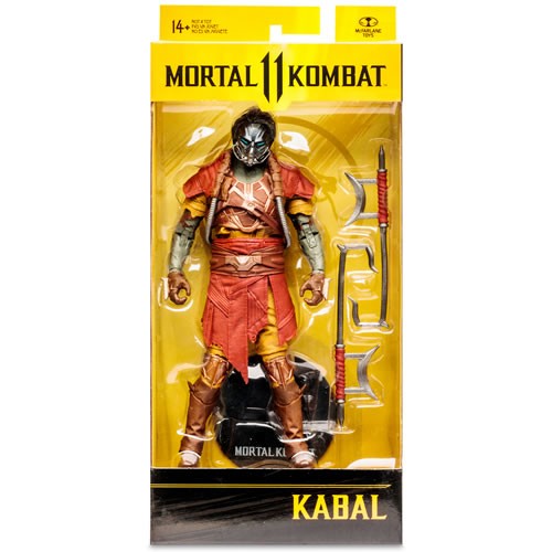 Figuras de Mortal Kombat - S10 - Figura de acción MKXI - Kabal (Rapid Red) a escala de 7"