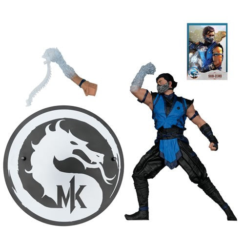 Figuras posadas de Mortal Kombat 1: figura de acción de Sub-Zero a escala 1/6