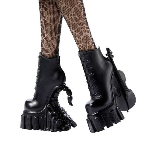Muñecas Monster High - Miércoles (Serie de TV 2022) - Muñeca Miércoles Addams de 10,5"